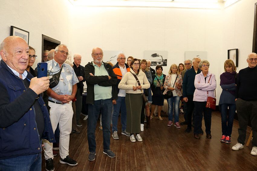 Inauguración de la muestra Il canto del viento y el mar
