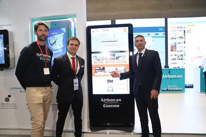 Presentación Proyecto Cicerones - Fitur 2024 Noticias Lanzarote | El Aeropuerto César Manrique, pionero en España en contar con una oficina autónoma con Inteligencia Artificial
