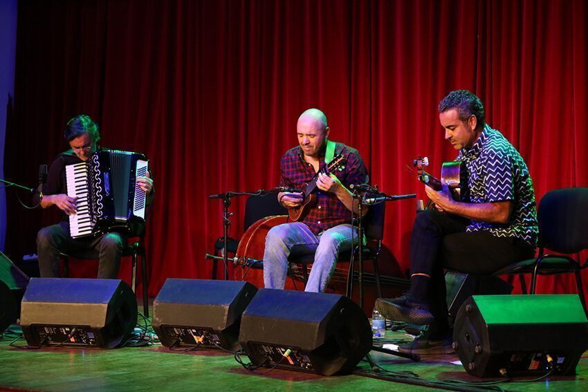 Presentación del álbum 'Guiguan' del trío formado por Lemes, Infante y Colina