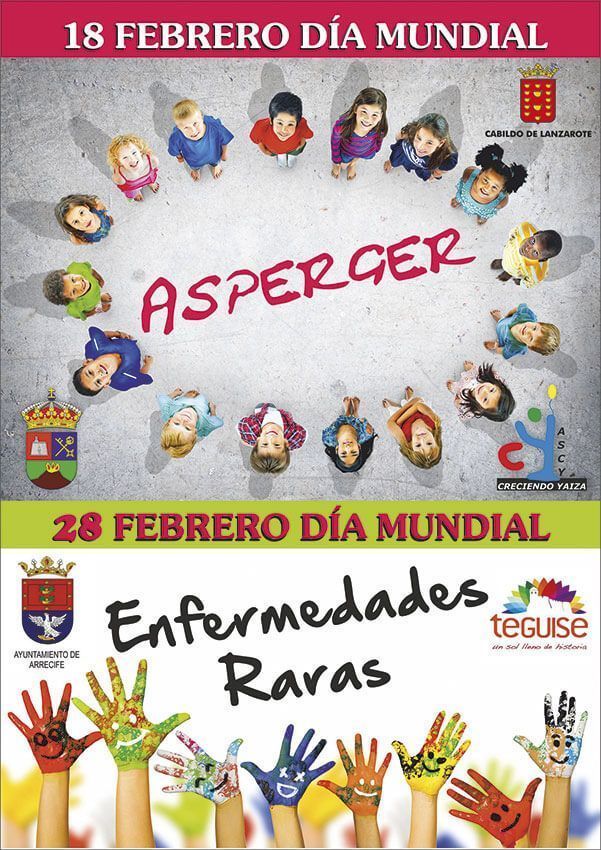 Noticias Lanzarote | La Asociación Creciendo realiza una campaña de difusión y sensibilización para conmemorar el Día Internacional del Síndrome de Asperger (18 de febrero)