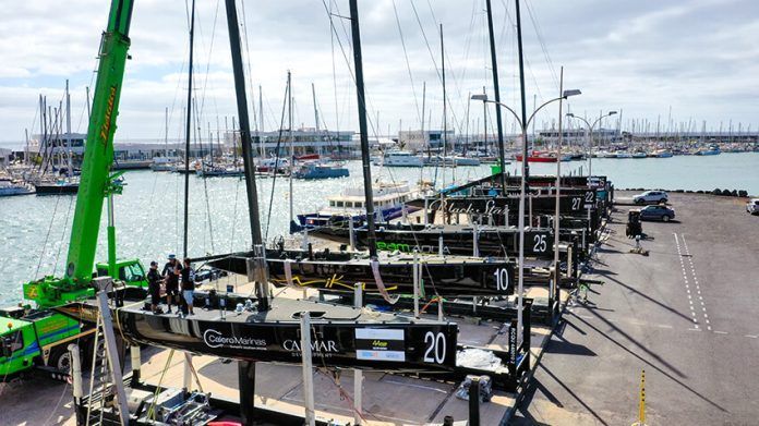 Flota 44 CUP en Puerto Naos Noticias Yaiza | Puerto Calero, punto de partida de la temporada de la Fórmula 1 de la vela mundial
