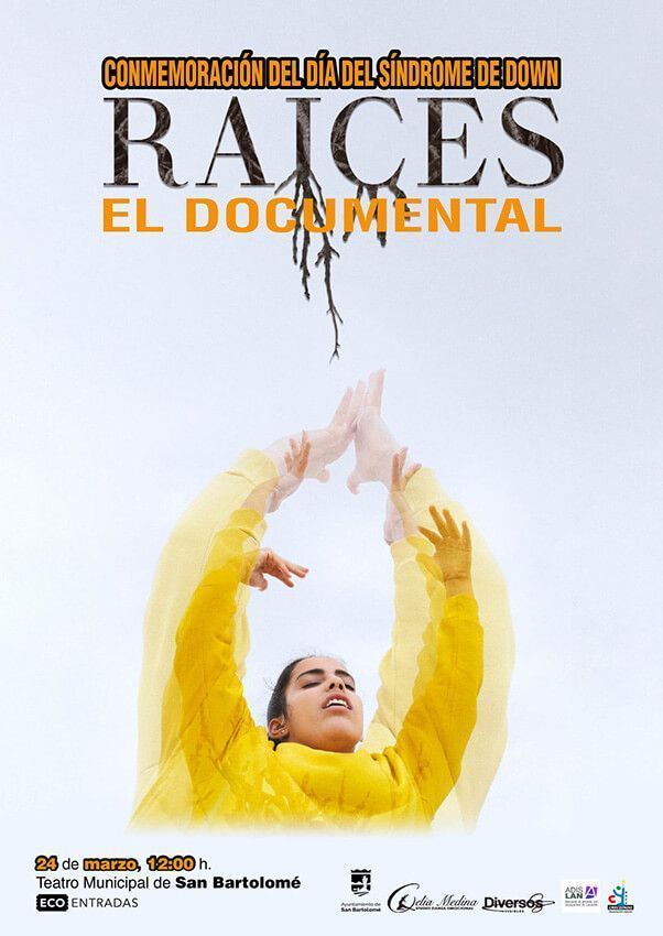 Cartel de proyección de un documental por el Día Mundial del Síndrome de Down