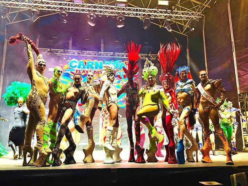 Playa Blanca ovaciona la espectacularidad de su Gala Drag