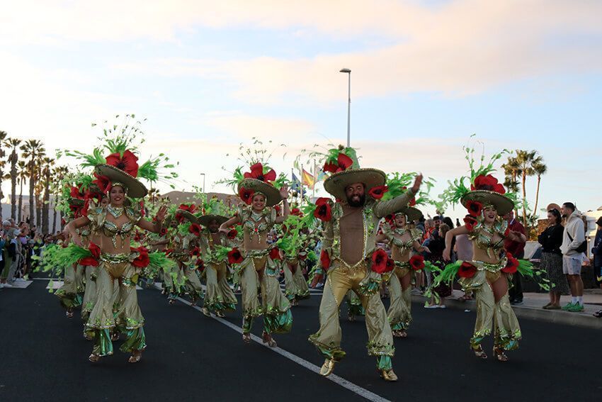 Coso carnavalero Playa Blanca 2024