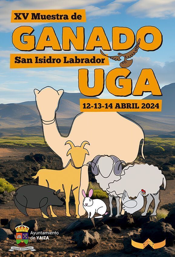 La XV Muestra de Ganado de Uga se celebra del 12 al 14 de abril