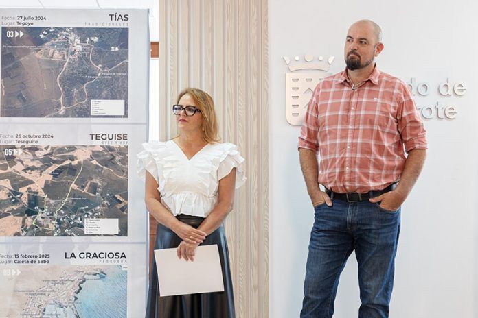 Ignacio Romero junto a Nori Machín Noticias | El Cabildo presenta el programa ‘Ponte en Marcha’ dirigido a los mayores de la isla y La Graciosa