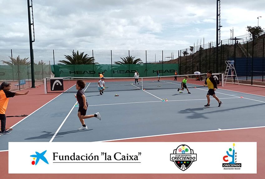 El Club Deportivo Creciendo regresa exultante de las Jornadas Inclusivas de Tenis, Pickleball y Tenis Playa