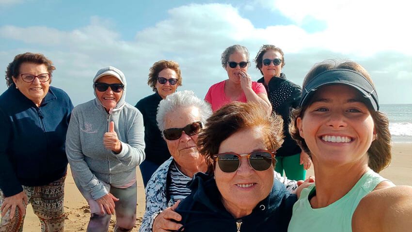 Noticias | Más de 200 mayores se ponen en forma gracias a los programas Playa Fit y Senior Test