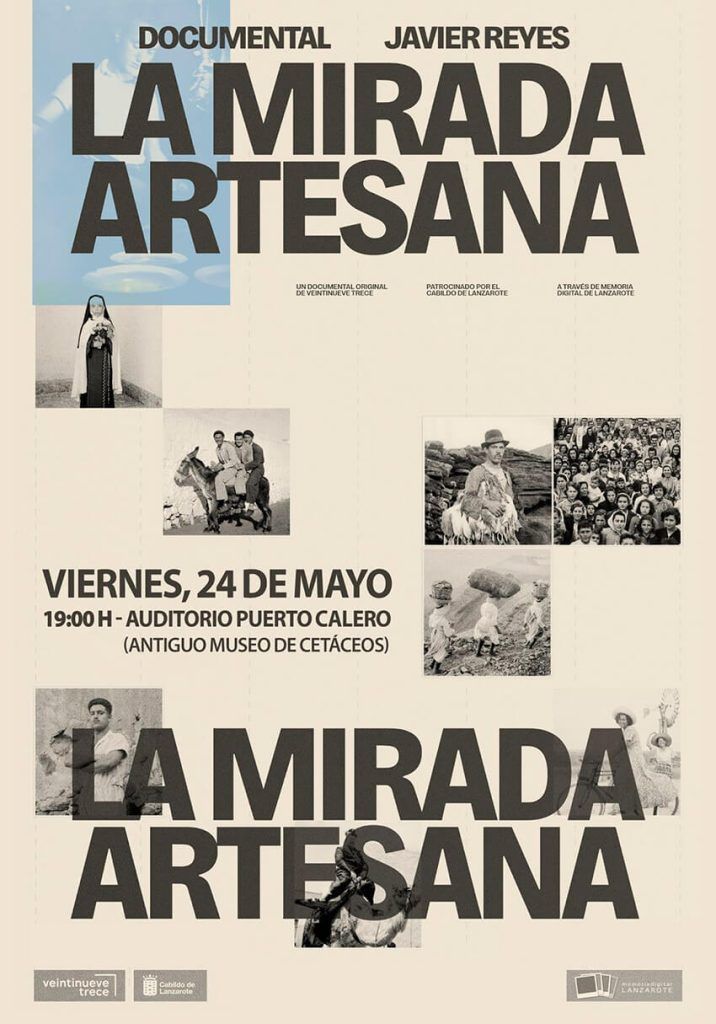 Noticias Yaiza | El documental “Javier Reyes: la mirada artesana” llega a Puerto Calero el próximo viernes 24 de mayo
