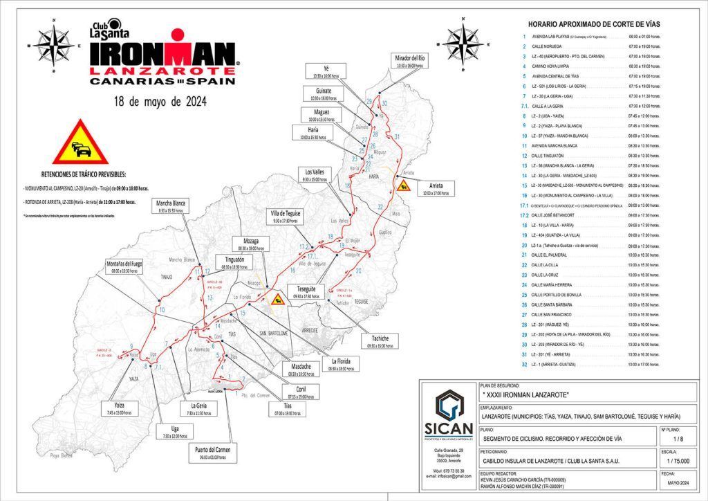 Noticias | El Cabildo anuncia cortes de circulación para garantizar la seguridad del IronMan