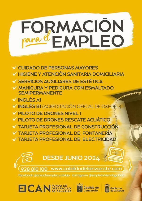 Noticias | El Cabildo impulsa un nuevo Plan de Formación para el Empleo  