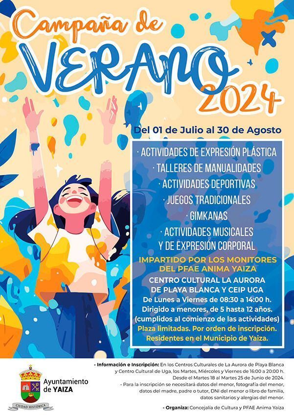 Campamentos de Verano Yaiza 2024