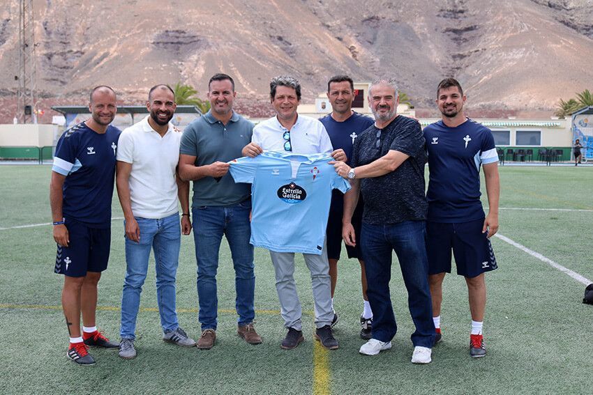 Yaiza clausura la segunda edición del campus de fútbol de la Fundación Celta Academy