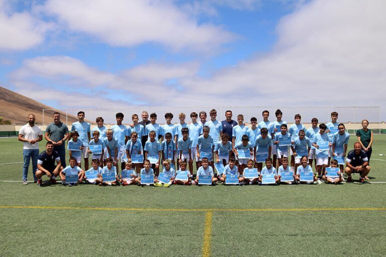 Noticias Yaiza | Yaiza clausura la segunda edición del campus de fútbol de la Fundación Celta Academy