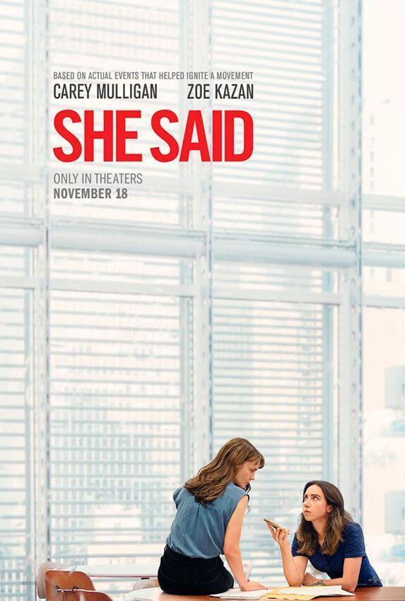 Noticias | Continúa el Ciclo de Cine Juventud Lanzarote con la proyección de “She Said” sobre el caso Harvey Weinstein 
