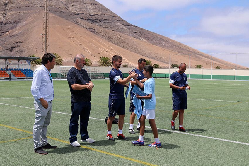 Campus de fútbol de la Fundación Celta Academy en Yaiza
