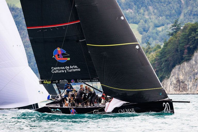 Noticias | El equipo Calero Sailing Team concluye con éxito el Campeonato Mundial de la 44Cup en el Lago Lucerna