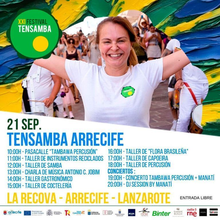 Noticias | Tensamba desembarca este sábado en Arrecife con una jornada repleta de sabores y ritmos brasileños