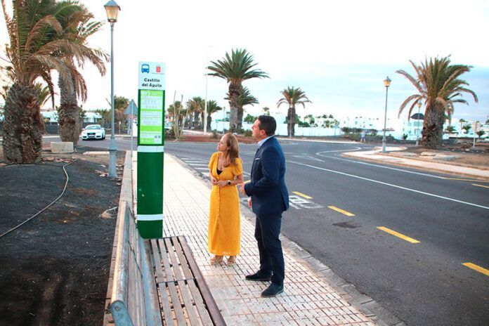 Noticias Playa Blanca | Playa Blanca contará con marquesinas en las paradas de guagua de su línea urbana