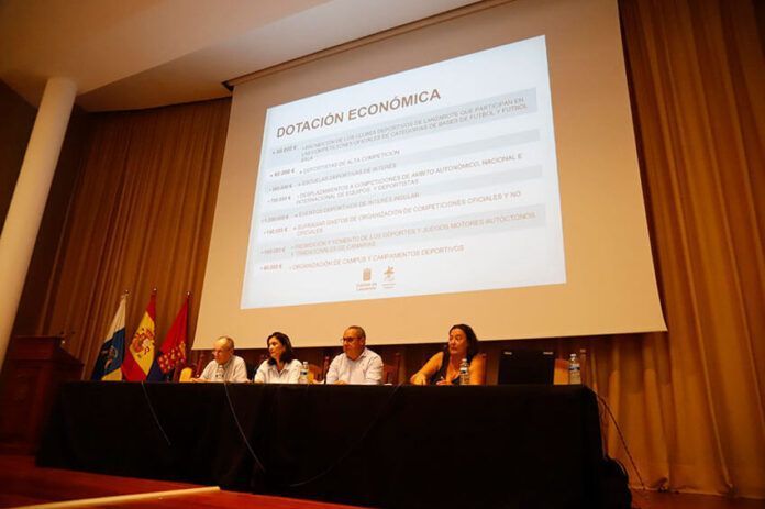 Jornada informativa sobre las ayudas al deporte Noticias | El Cabildo destina 2,5 millones de euros al fomento del deporte en Lanzarote