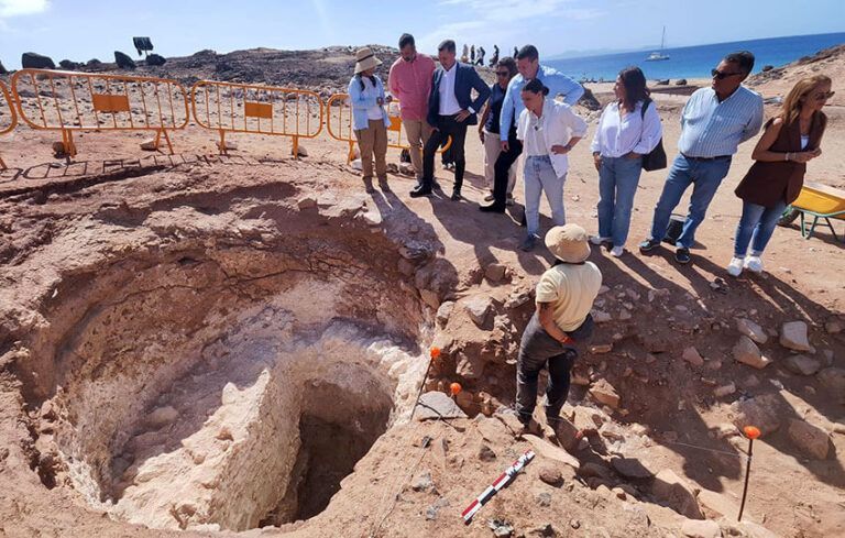 Nuevo hallazgo en el yacimiento arqueológico de San Marcial de Rubicón