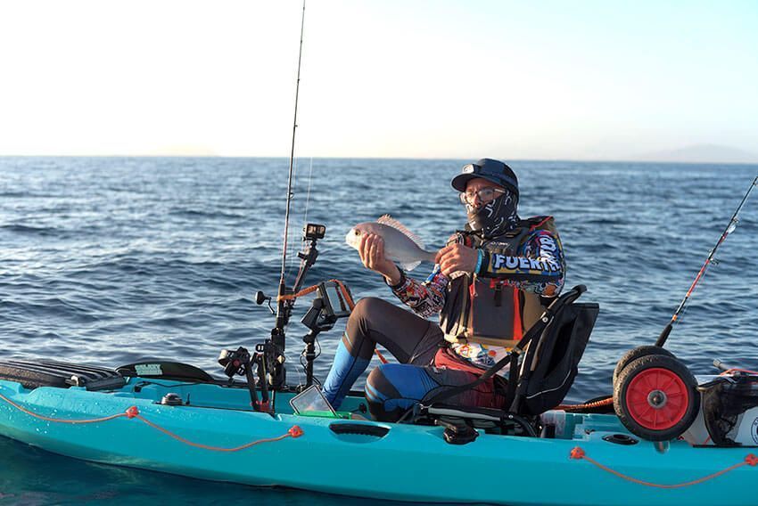 Playa Blanca proclama a los mejores pescadores en kayak de Canarias