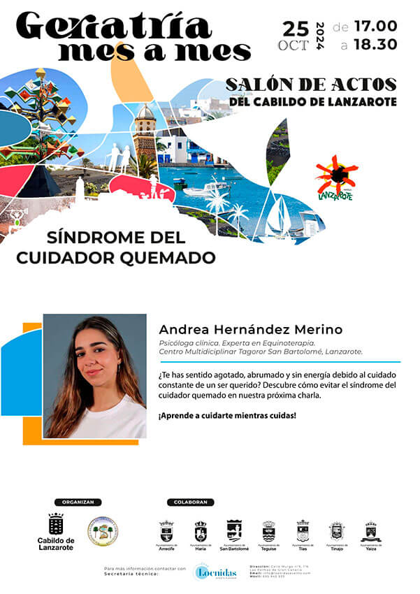 Noticias | El 'Síndrome del cuidador quemado', este viernes en el Salón de Actos del Cabildo