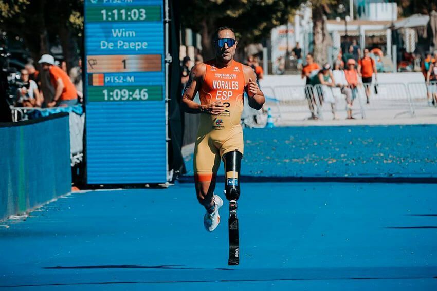 Lionel Morales consigue el bronce en las finales del Mundial de Paratriatlón