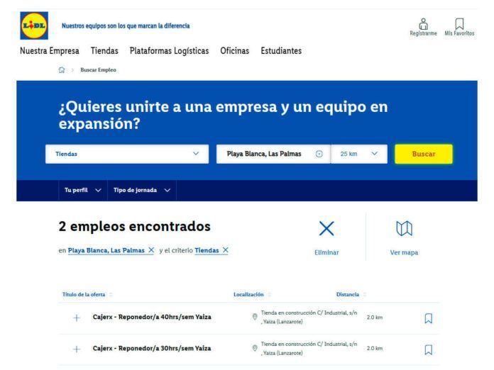 Ofertas de trabajo nuevo Lidl en PLaya Blanca Noticias Yaiza | Lidl busca personal para su próxima apertura en Playa Blanca