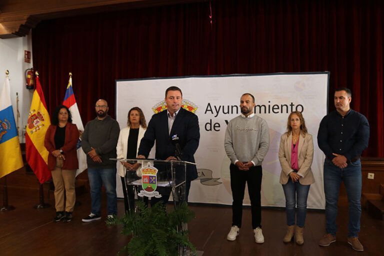 Noticias Yaiza | Ósca Noda durante la rueda de prensa