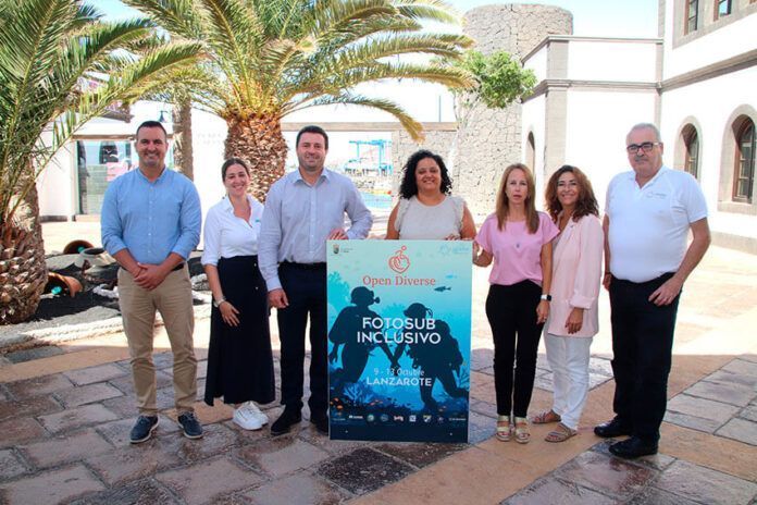 Presentación Open Diverse Yaiza 2024 Noticias Playa Blanca | Yaiza celebra un nuevo encuentro fotosub inclusivo con mensaje al cuidado de los fondos marinos