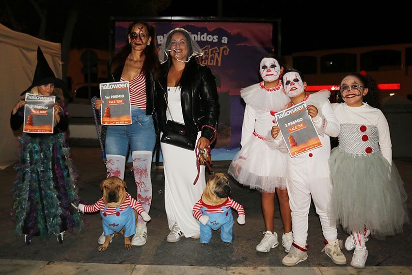 Concurso de disfraces de Halloween en Playa Blanca