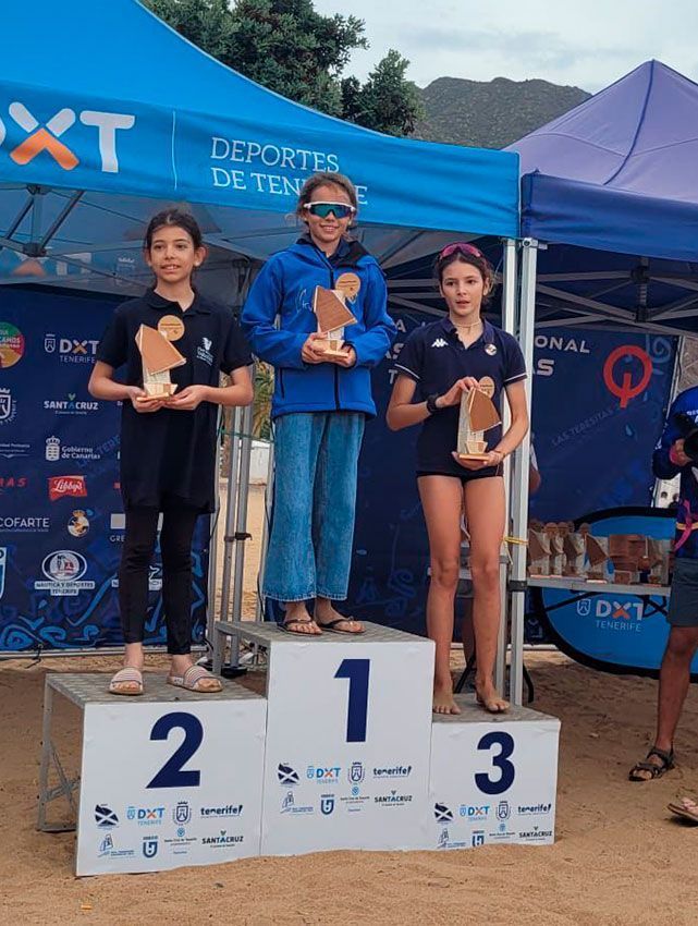 Noticias Yaiza | La sureña Lola Carrión gana la Regata Internacional Las Teresitas en categoría sub´11