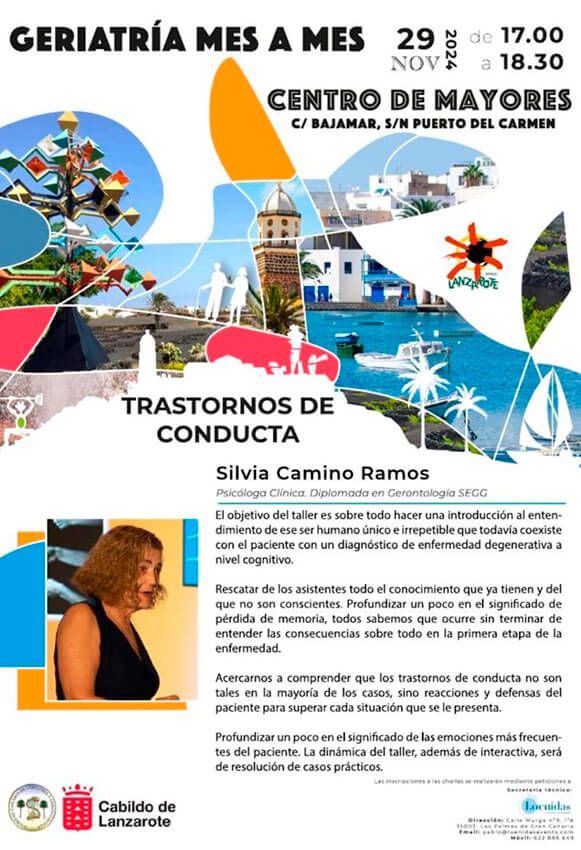 Noticias | El programa Geriatría Mes a Mes continúa con un taller sobre los trastornos de conducta 