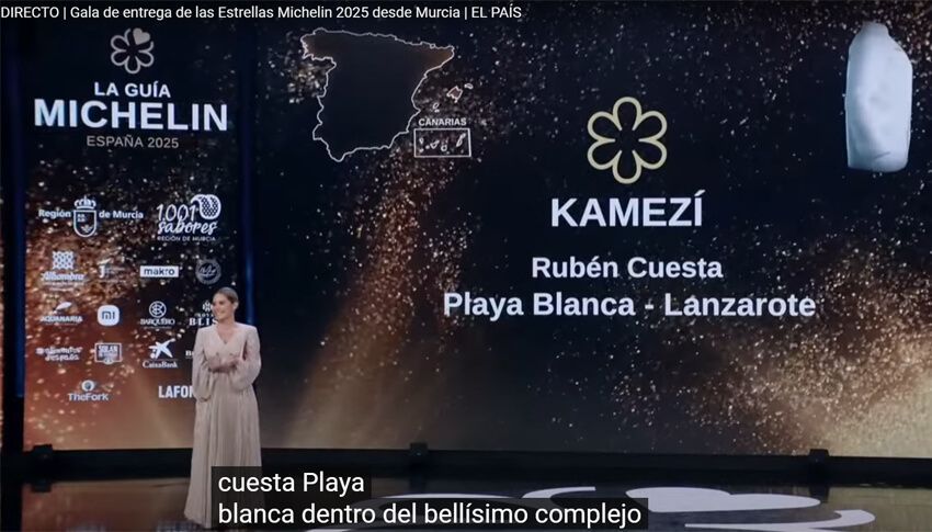 Noticias Yaiza | Restaurante Kamezí de Playa Blanca, reconocido con la primera estrella Michelin de Lanzarote