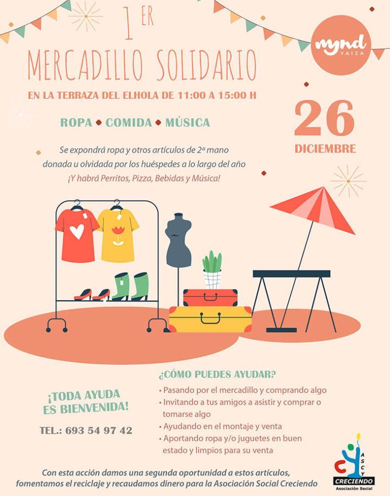 1er Mercadillo-Solidario Mynd Yaiza