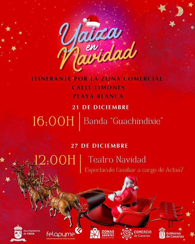Yaiza reorganiza las actividades festivas suspendidas por mal tiempo