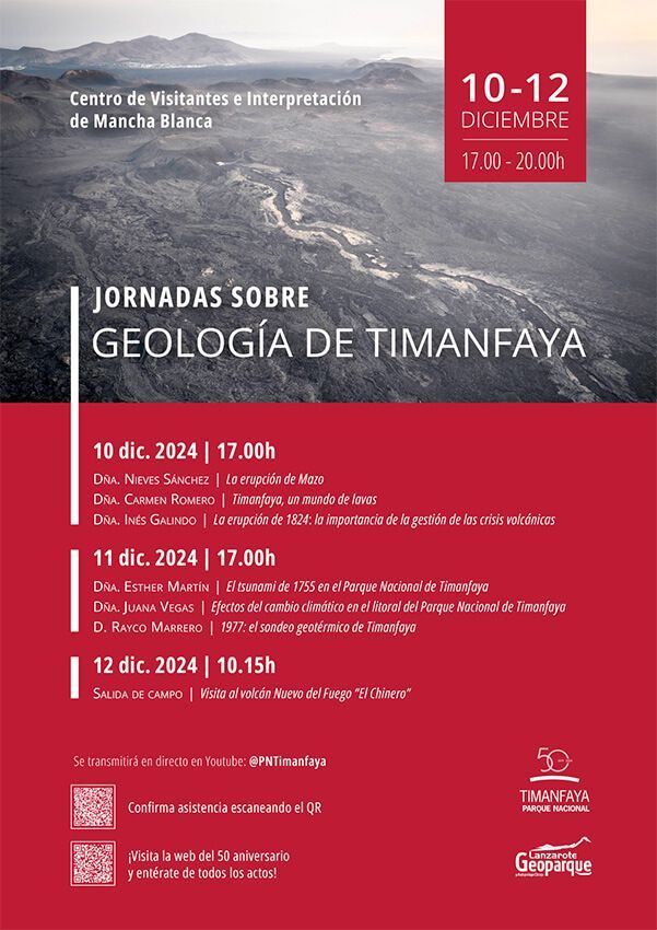 Noticias | El Instituto Geológico y Minero mostrará los efectos del cambio climático en el patrimonio geológico de Timanfaya
