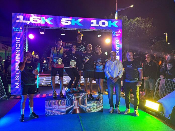 Ganadores modalidad 10 k de la Playa Blanca Music Run Night Noticias Playa Blanca | El deporte ilumina de alegría a Playa Blanca