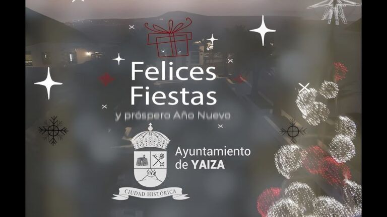 Yaiza saluda a sus vecinos y vecinas por Navidad
