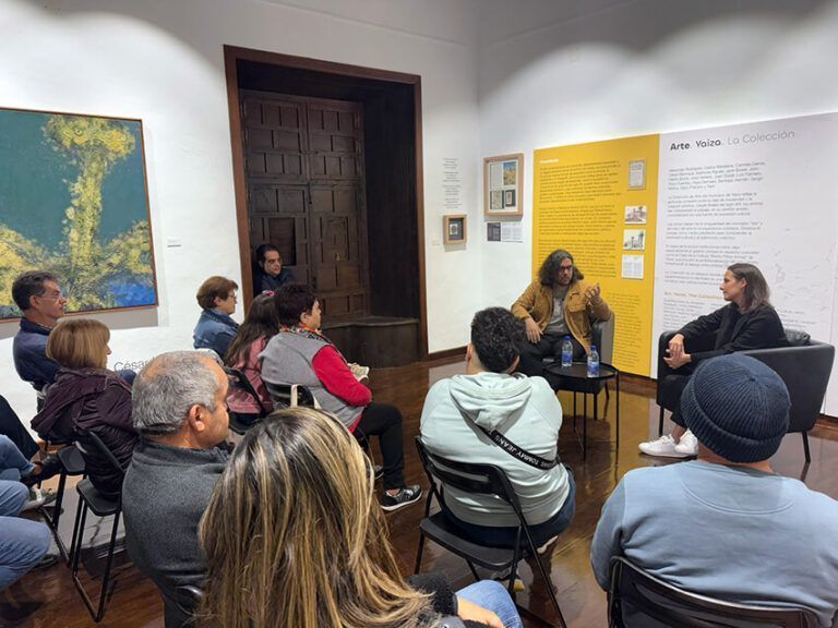 Noticias Yaiza | Cintia Machín y David Machado reflexionan en Femés sobre los retos a los que se enfrentan los artistas locales