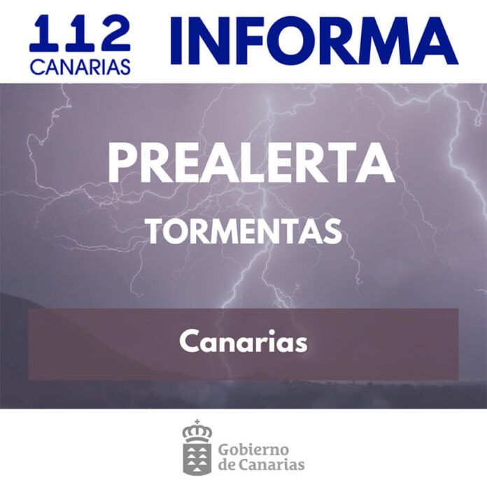 Noticias | El Gobierno de Canarias declara la situación de prealerta por tormentas en el archipiélago