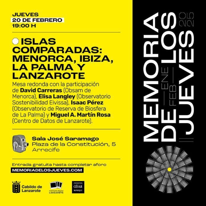 Noticias | La mesa redonda “Islas comparadas” analizará la evolución de Menorca, Ibiza, La Palma y Lanzarote en los últimos 30 años