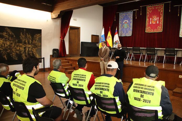 Noticias Yaiza | Un nuevo convenio de empleo en Yaiza refuerza el servicio de conservación de jardines