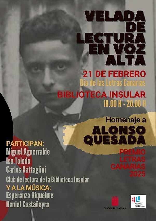 Noticias | El Cabildo conmemora el Día de las Letras Canarias con una velada de lectura en voz alta