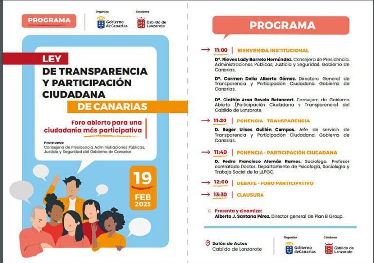 Noticias | El Cabildo recoge aportaciones públicas al anteproyecto de Ley de Transparencia y Participación Ciudadana