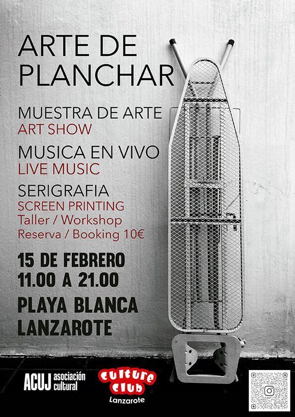 Noticias Yaiza | ‘Arte de Planchar’: un encuentro con el arte local en Playa Blanca