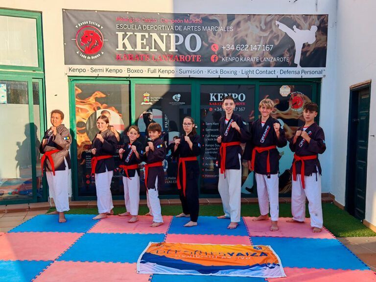 Noticias Yaiza | Ocho integrantes de la Escuela Kenpo Karate de Yaiza, seleccionados para el Campeonato de España Infantil