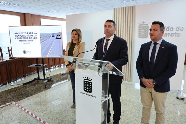 Noticias | El Cabildo presenta el proyecto de rehabilitación de la carretera de Los Hervideros