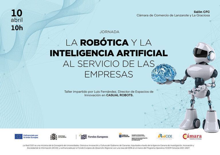 Noticias | La Cámara organiza una jornada formativa sobre Robótica e Inteligencia Artificial para empresas y emprendedores